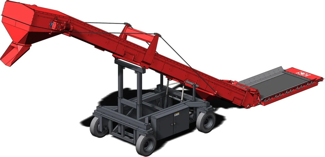 3D model of a self-propelled mobile conveyor