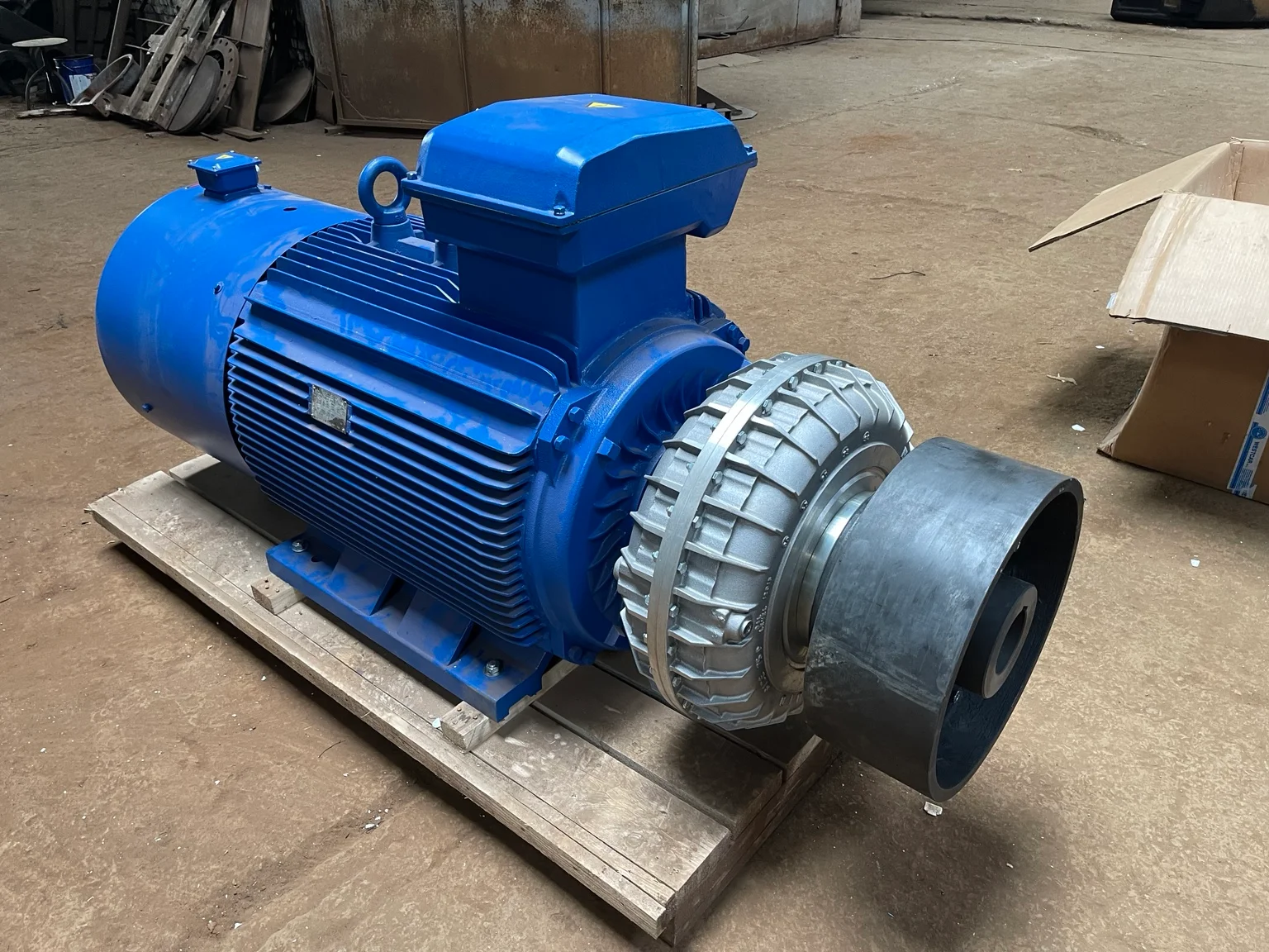 Electric motor and coupling assembly